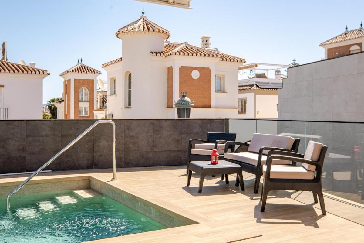 Villa Antonia Mar - Private & Heated Pool - Punta Lara Nerja Exteriér fotografie